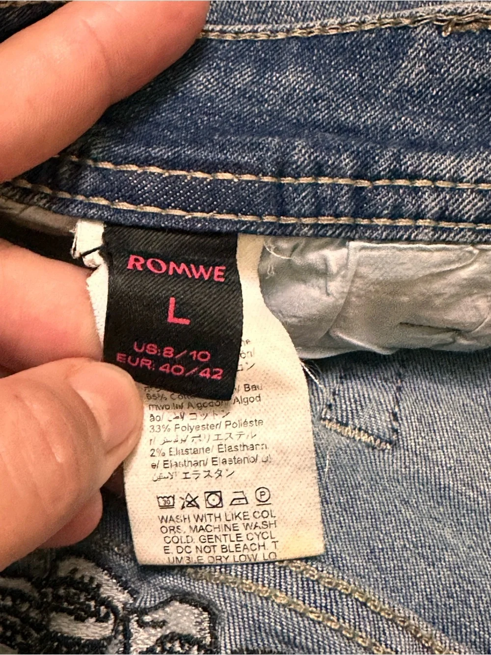 ROMWE dark blue